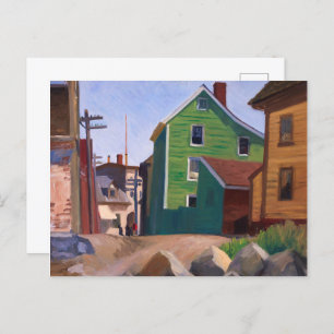 Cartão Postal Trimestre Italiano, Gloucester   Edward Hopper  