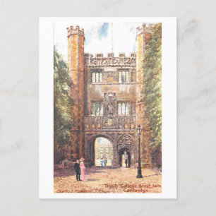 Cartão postal Trinity College Cambridge