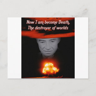 Cartão Postal Trinity Robert Oppenheimer