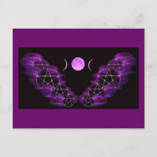 Cartão Postal Triple Moon
