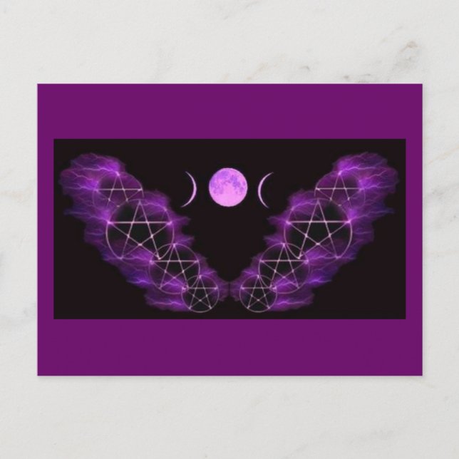 Cartão Postal Triple Moon (Frente)