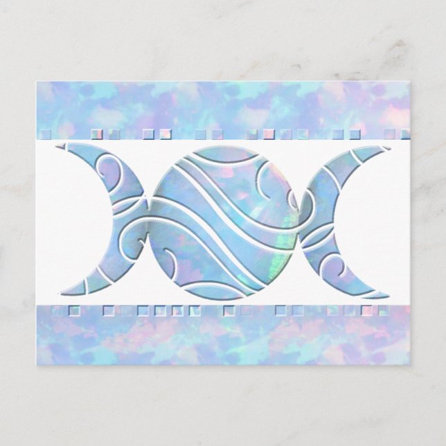 Cartão Postal Triple Moon Opal (Frente)