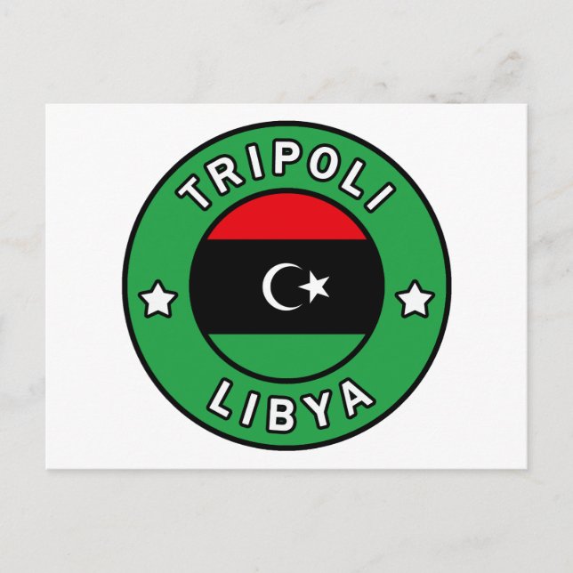 Cartão Postal Trípoli Líbia (Frente)