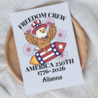 Tripulação da liberdade 250º aniversário 4 de julh
