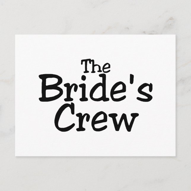 Cartão Postal Tripulação das Brides 2 (Frente)