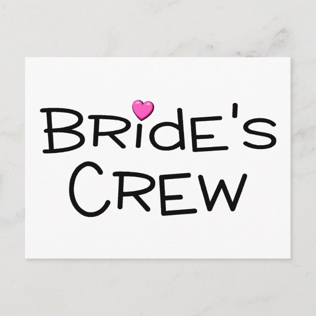 Cartão Postal Tripulação de Brides (Frente)