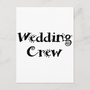 Cartão Postal Tripulação de Casamento