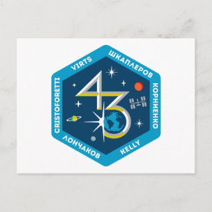 Cartão Postal Tripulações do ISS: Expedição 43