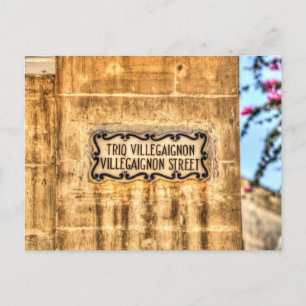 Cartão Postal Triq Villegaignon Street Malta