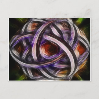Cartão Postal Triquetra de manchas roxas