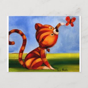 Cartão Postal Trish Biddle Kitty Filha 3 de 3