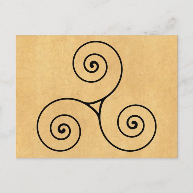 Cartão Postal Triskele (Frente)