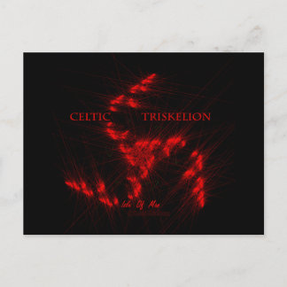 CARTÃO POSTAL ☼ TRISKELION - CRENÇA CELTICA ☼