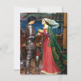 Cartão Postal Tristan e Isolde, 1916, por John Waterhouse