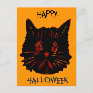 Cartão Postal Triste Infeliz Frown Sombrio Sombrio Baixo Gato Pr