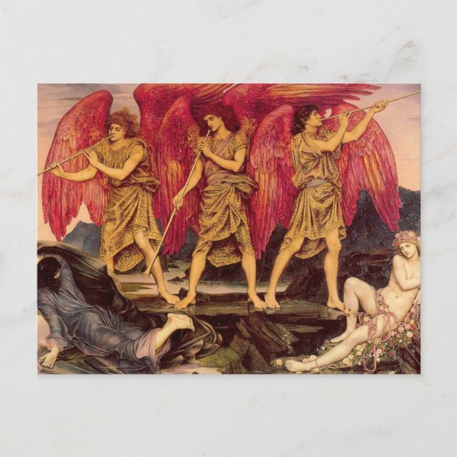 Cartão postal Triumphant Aurora por Evelyn de Morg (Frente)