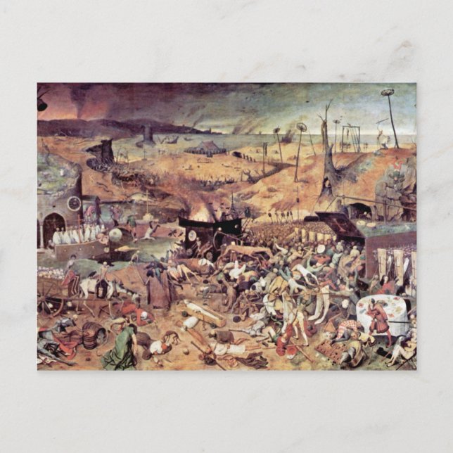 Cartão Postal Triunfo Da Morte Por Bruegel D. Ä. Pieter (Frente)