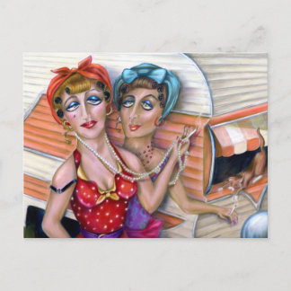 Cartão Postal Trixie Sisters: A série Trailer Rosa