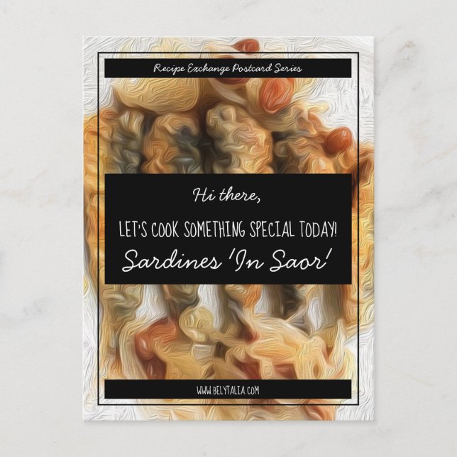 Cartão Postal Troca de Recebimentos de Script Preto Personalizad (Frente)