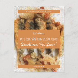 Cartão Postal Troca de Receita de Script Branco do Saffron Perso