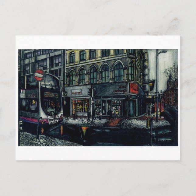 Cartão Postal Troca de vinil por Anthony McCarthy (Frente)