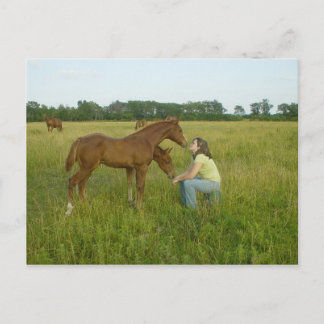 Cartão Postal Trocando a placa de Posto de Espíritos