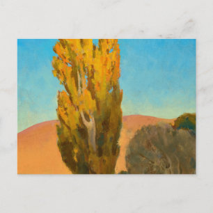 Cartão Postal Trocando luz em um Poplar, 1930 por Maynard Dixon