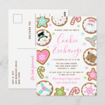 Trocas de Biscoitos de Natal Rosa e Verde