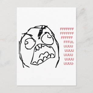 Cartão Postal Troll de faixa