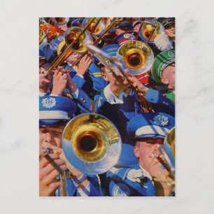 Cartão Postal trombone banda máfia AKA geeks enlouquecidos