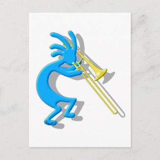 Cartão Postal Trombone Kokopelli