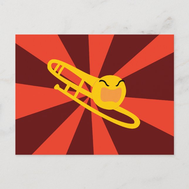 Cartão Postal Trombone Raging (Frente)