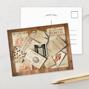 Cartão Postal Trompe l’œil Piere De Hoop