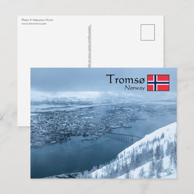 Cartão Postal Tromso Noruega (Frente/Verso)