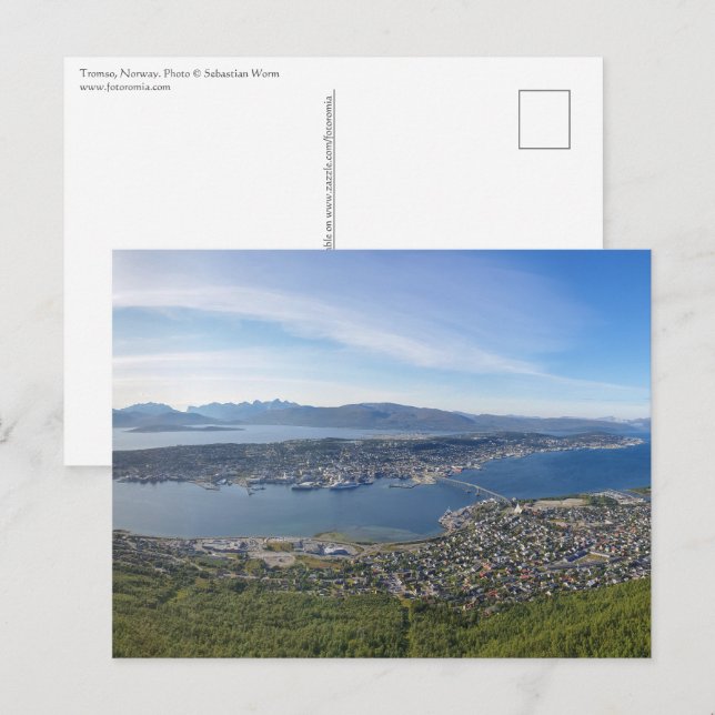 Cartão Postal Tromso Noruega (Frente/Verso)