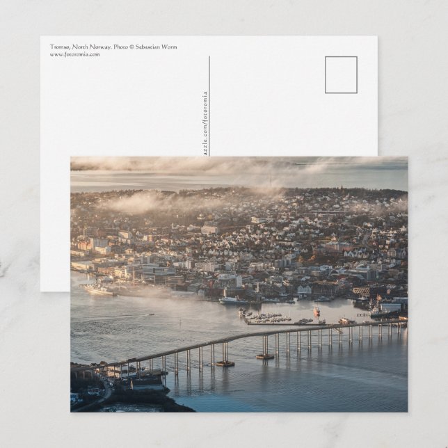 Cartão Postal Tromsø Noruega (Frente/Verso)