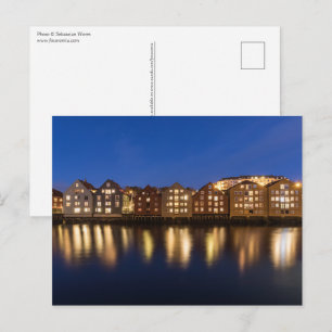 Cartão Postal Trondheim Noruega