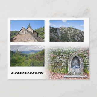 cartão postal Troodos Chipre