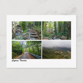 Cartão Postal Troodos de Chipre