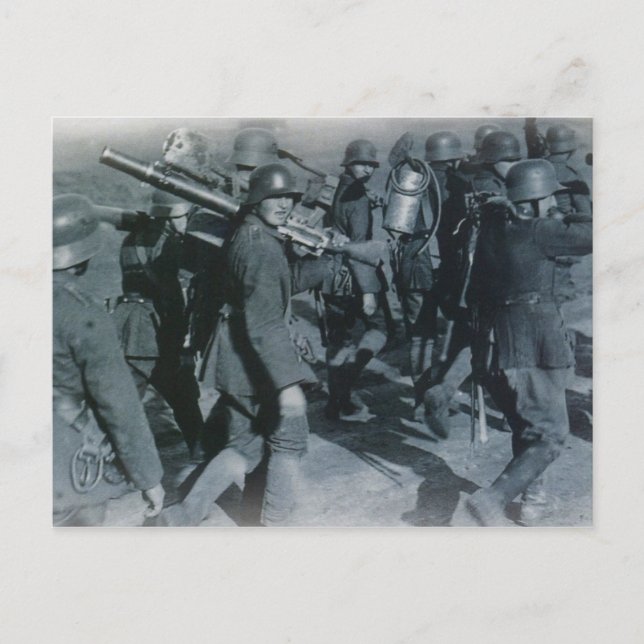 Cartão Postal Tropas alemãs (Frente)