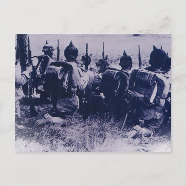 Cartão Postal Tropas alemãs (Frente)