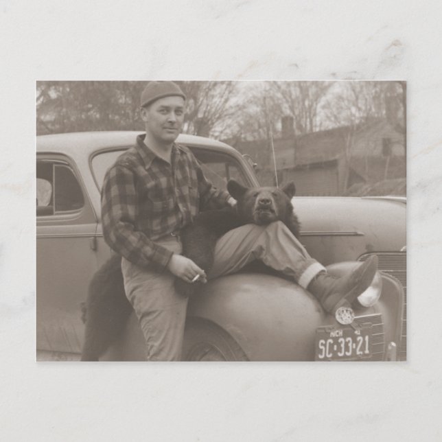 Cartão Postal Trophy Bear Hunter (Frente)