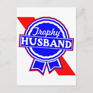 Cartão Postal Trophy Husband