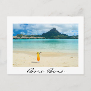 Cartão postal tropical Bora Bora