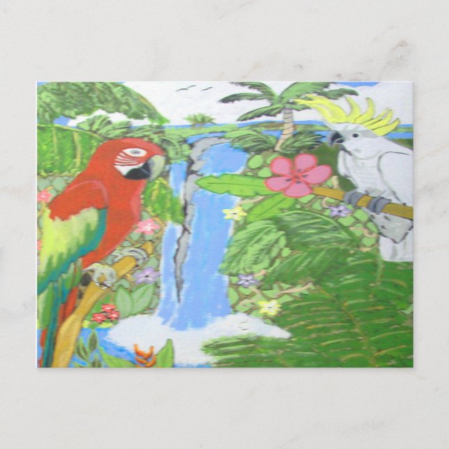Cartão postal Tropical Paraíso (Frente)