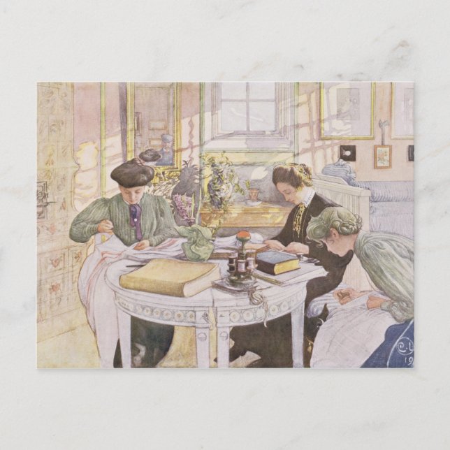 Cartão Postal Trousseau, pub. em 'Lasst Licht Hinin' ('Let in Mo (Frente)