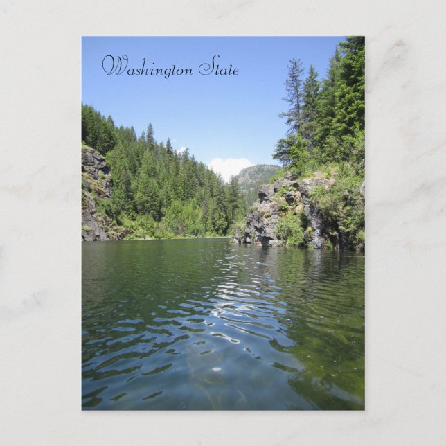 Cartão Postal Trout Lake (Frente)