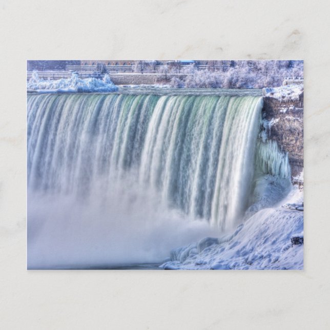 Cartão Postal Trovão congelado (Frente)