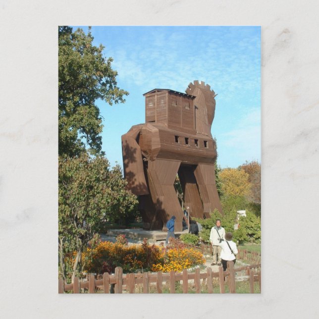 Cartão Postal Troyan Horse (Frente)