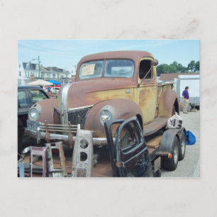Cartão Postal Truck Rusted